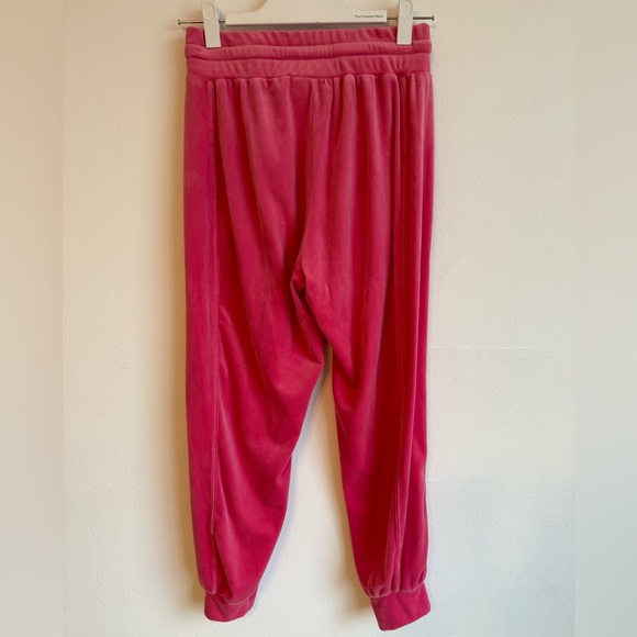 Anthropologie Pink Velvet Sweatpants - Picture 3 of 3